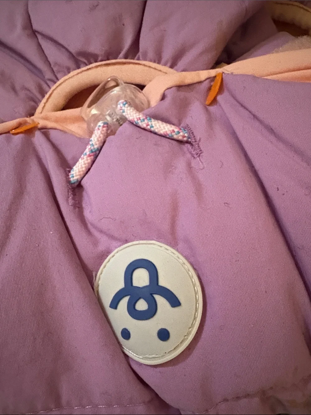 New OODLES purple/pink puffer jacket for dog dog clothing